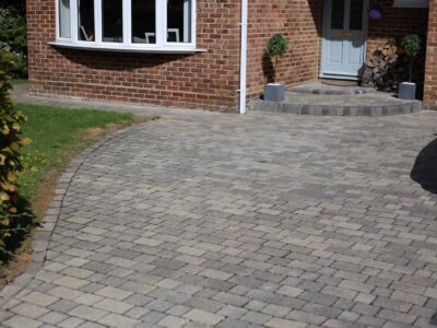 Wendover block paving driveway
